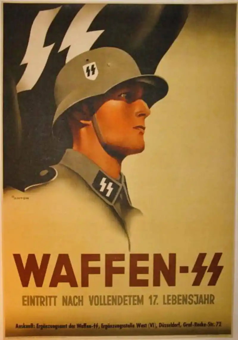 二战德国征兵海报.#二战 #二战德国 - 抖音