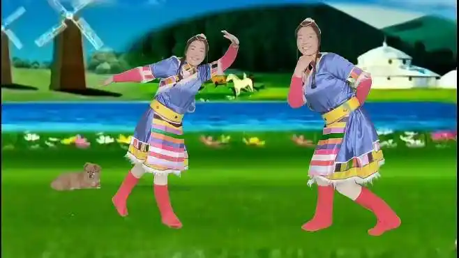 云飞天籁《次真拉姆》巴拉的花朵,是心中守望的女神,好听好看-舞蹈