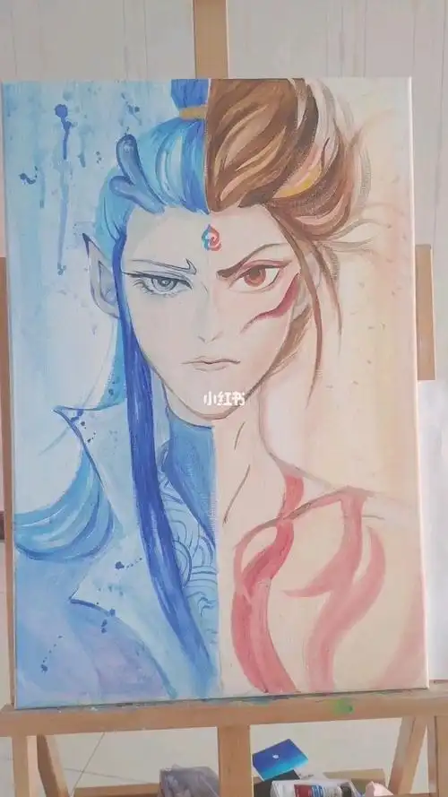 手绘哪吒魔童降世教程