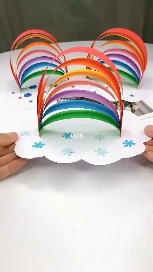 彩虹桥手工折纸学起来