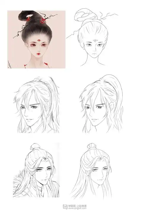 古风插画眼睛的基本画法