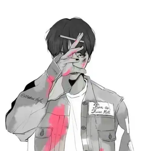 伤感头像男生失恋伤感动漫头像