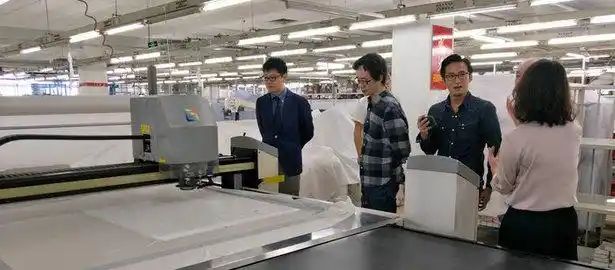 无印良品公司员工前来刘潭服装参观考察学习