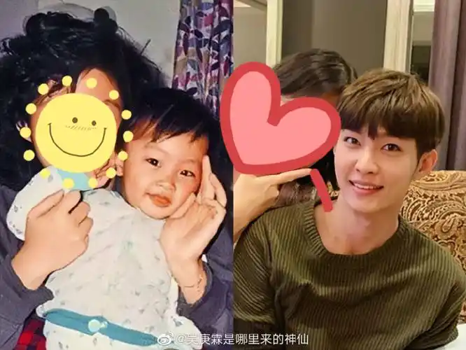 小时候的自己有多时尚#看看炎亚纶小朋友立马融化(cr:忘记是哪位bjmm