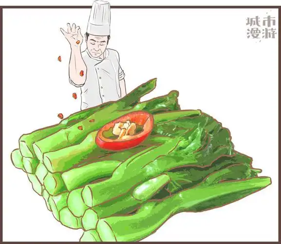 广东人炒青菜:只是——青菜就是餐桌上的白月光.