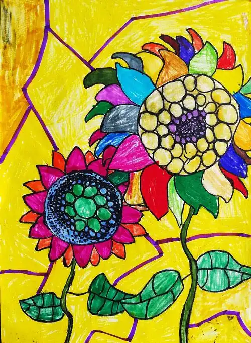 木林艺术教育美术学员曾志成(8岁)优秀作品集