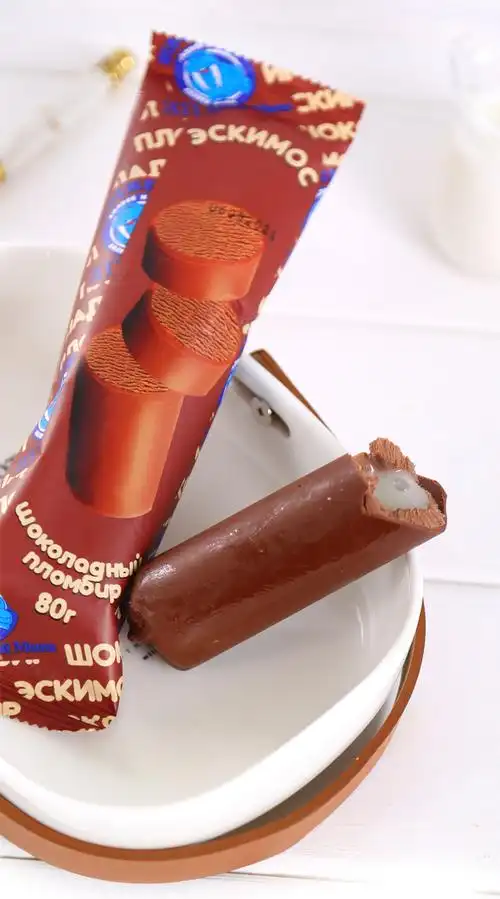 超厚巧克力脆皮雪糕 奶油口味(巧克力流心)2支【图片 价格 品牌 报价