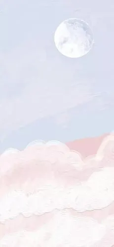 油画简约风聊天背景