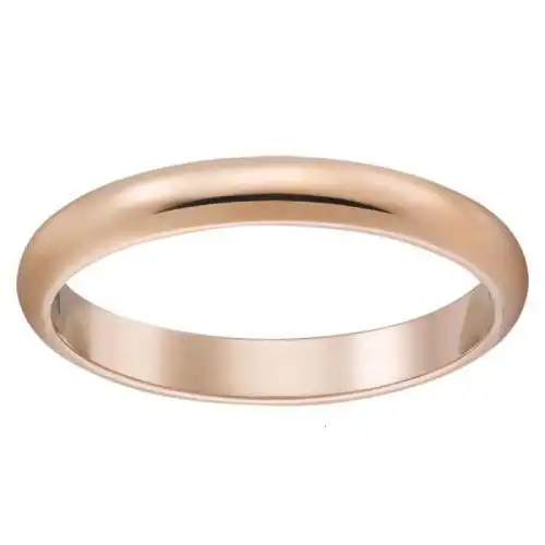 cartier卡地亚18k金玫瑰金经典简约大气1895结婚求婚订婚对戒戒指b