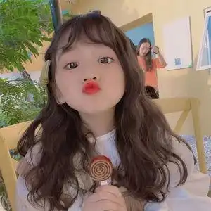 儿童假发女卷发羊毛卷宝宝表演搞怪淑女可爱自然长发全头套式