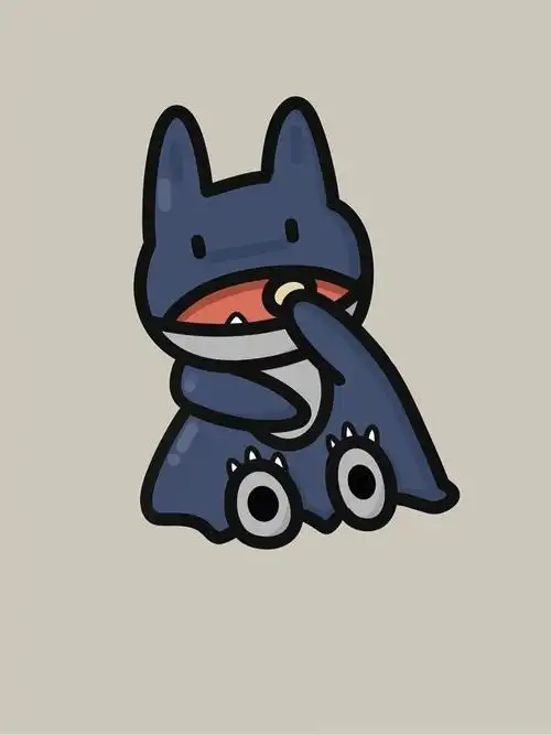 小卡比兽睡前要吃夜宵