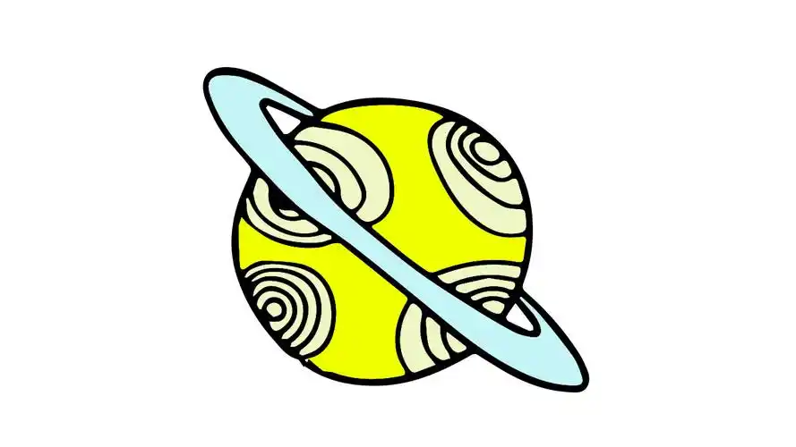 月球简笔画怎么画