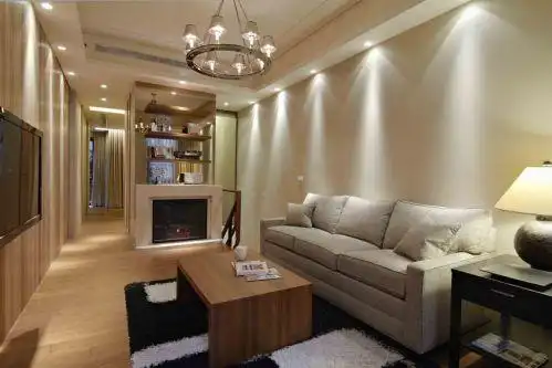 2016宜家风格米色客厅装修设计