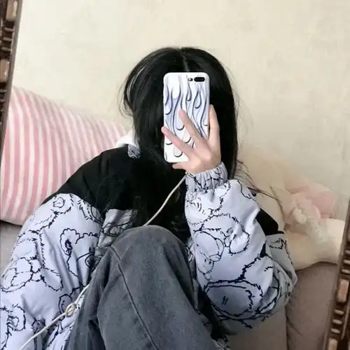 3237303734"对镜自拍手机挡脸气质头像_自用_来自_网络