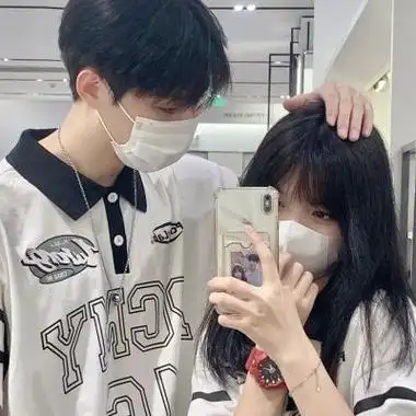 秀恩爱清纯好看的情侣头像