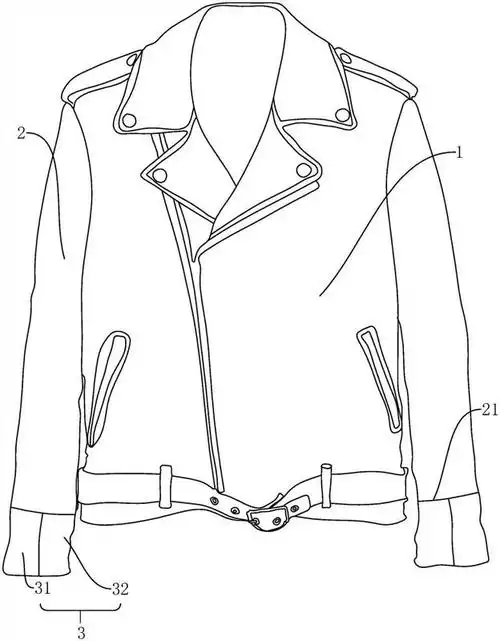 一种袖长可调节的皮衣-爱企查