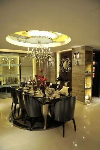 欧美风格别墅四室两厅餐厅装修效果图