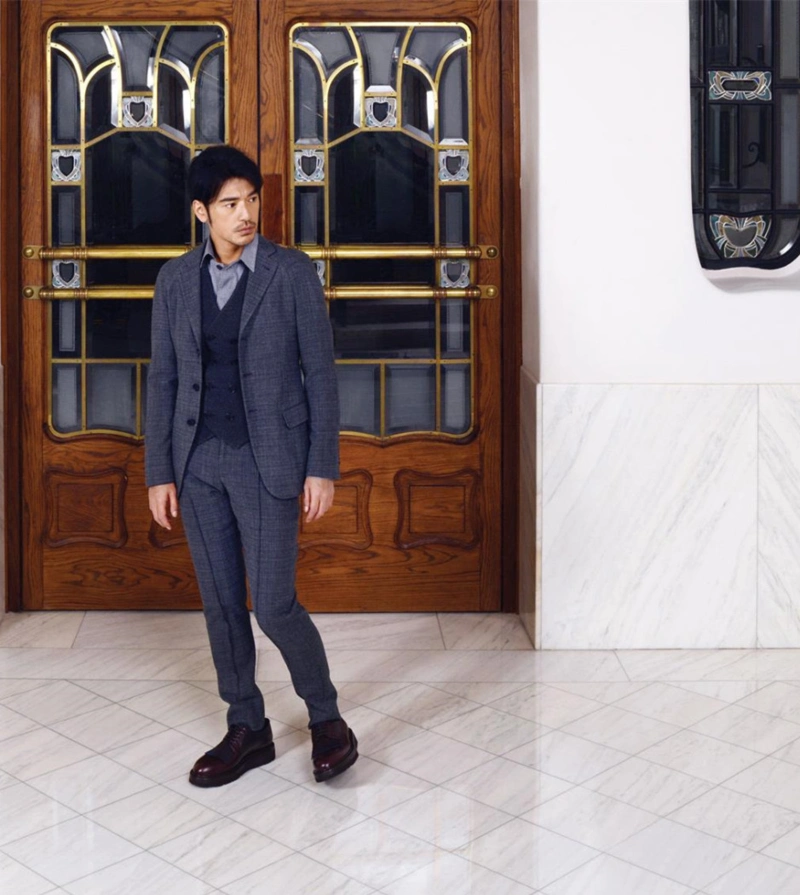 "高质量男士"金城武,身穿西装好潇洒,真是自带霸总范