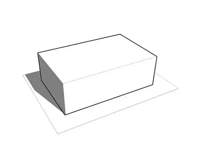<原始体块> br>原始体块是一个长60米宽40米的长方体
