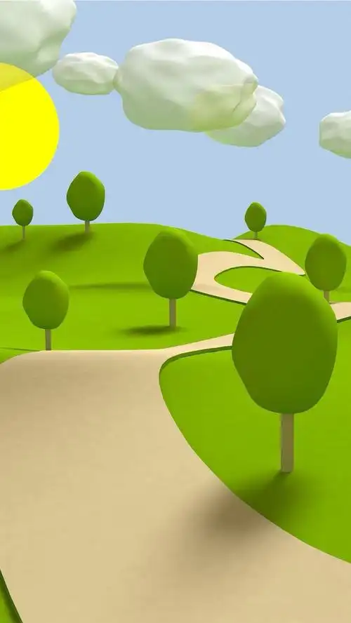 卡通的h5素材背景