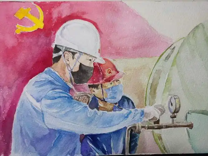 庆祝建党100周年石油职工美术优秀作品展三