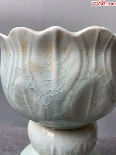 宋代湖田窑影青瓷宝莲灯