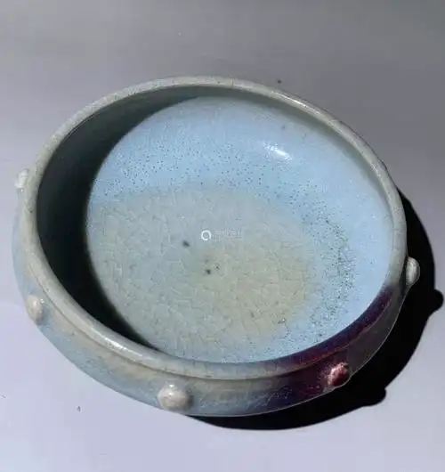 6868lot023368宋代钧窑鼓钉洗