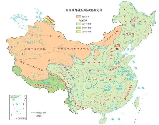 中国各地理分界线高清地图_大兴安岭_公众_地区