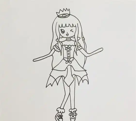 怎么画白光莹卡通简笔画简笔画大全