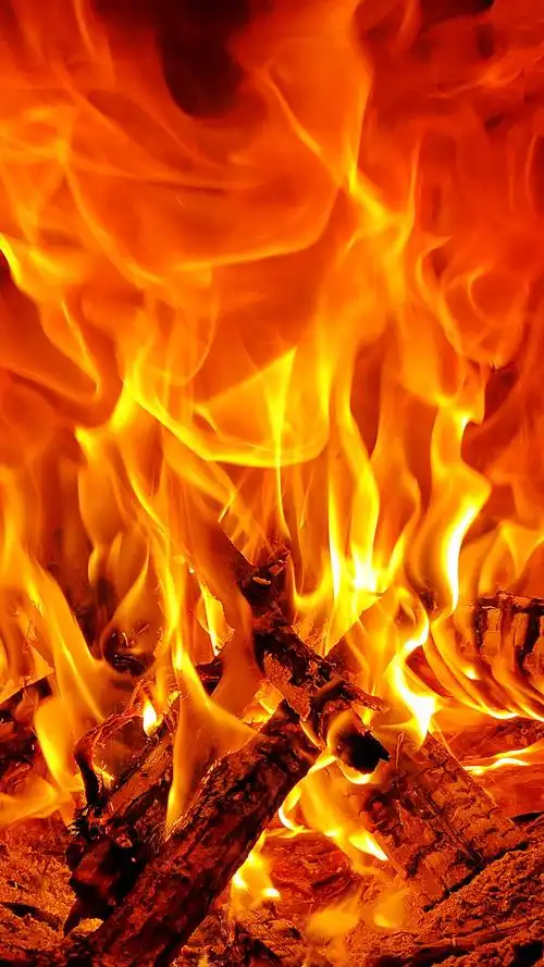 希望往后的日子,如灶膛里的火光,努力向上