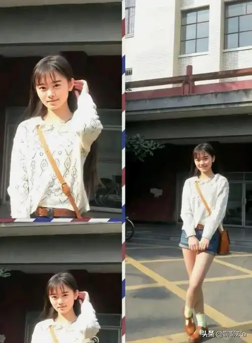 四千年美女鞠婧祎早期中学时期的照片曝光?真是又甜又美带点可爱