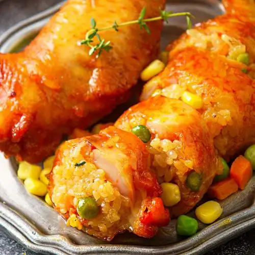 食者鸡翅包饭半成品奥尔良烤全蜜汁台式冷冻油炸其它生肉制品