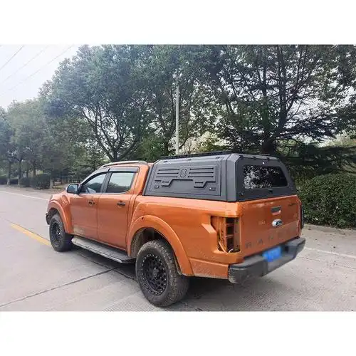 适用于福特f150猛禽改装分体式三开门皮卡后盖加装猛禽尾箱盖 ranger