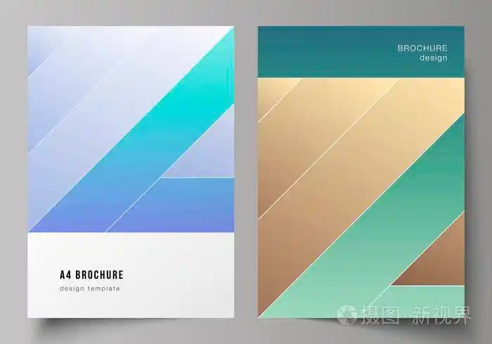 创意现代封面概念, 丰富多彩的背景