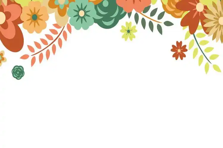 卡通花朵幻灯片背景图片下载-享学ppt