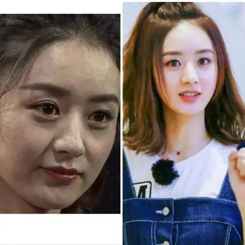 女明星素颜vs化妆,热巴杨幂我忍了,唯独她打死我也忍不了!