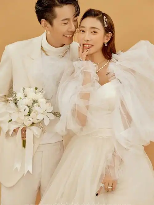 唯美的婚纱照每一张都想裱起来