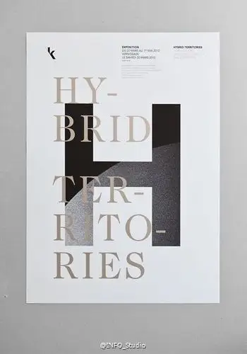 一组排版简洁干净的海报设计.文字少或多都.