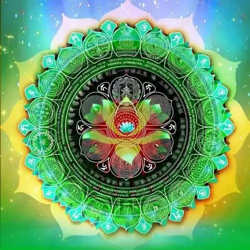 mandala|这是我见过最好看的曼陀罗咒轮合集,太惊艳了!