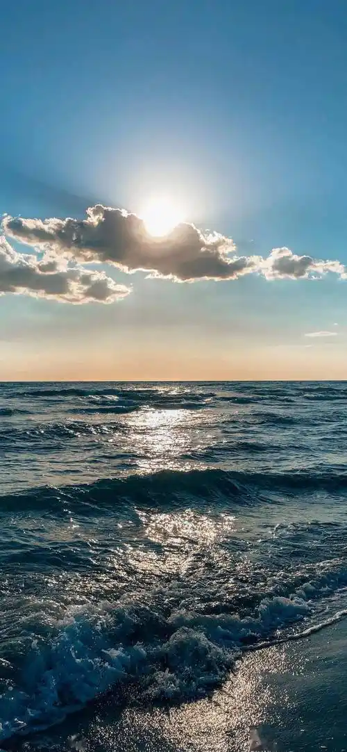 唯美大海壁纸意境感拉满