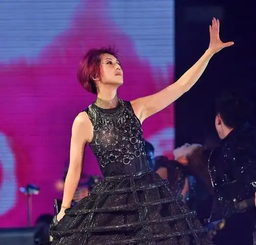 杨千嬅广州演唱会造型霸气十足换了十几套造型