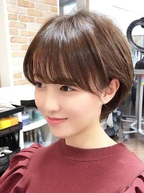 短发控必备,2024精灵系短发,非常百搭_脸型_刘海_发型