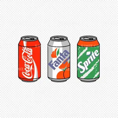 彩色的可乐简笔画教程