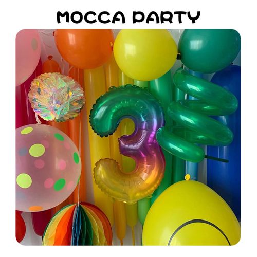 周岁生日布置ins网红五彩缤纷儿童派对 16寸小号果冻数字铝膜气球