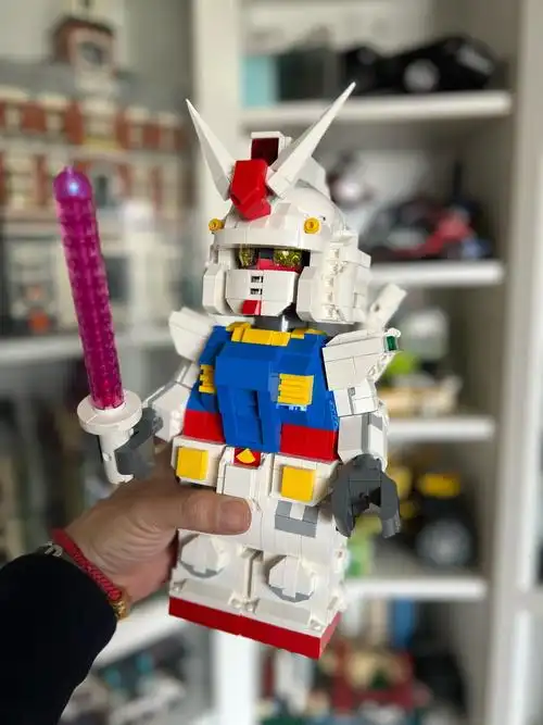 积木moc乐高高达太可爱啦