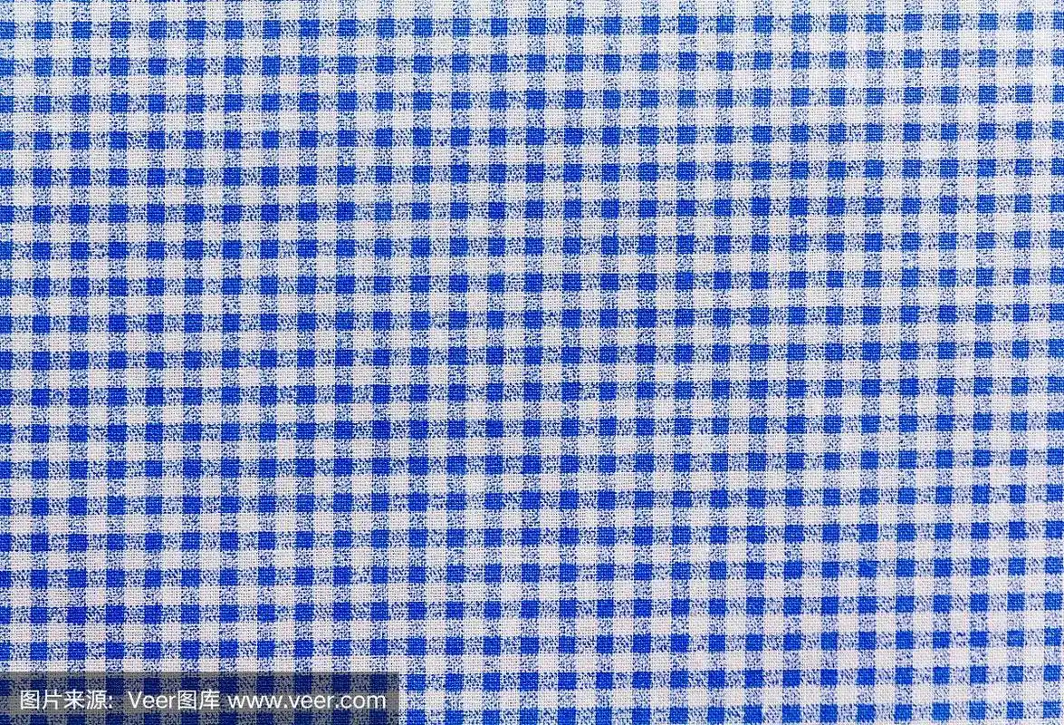 蓝色,格子图案,桌布,白色,菱形