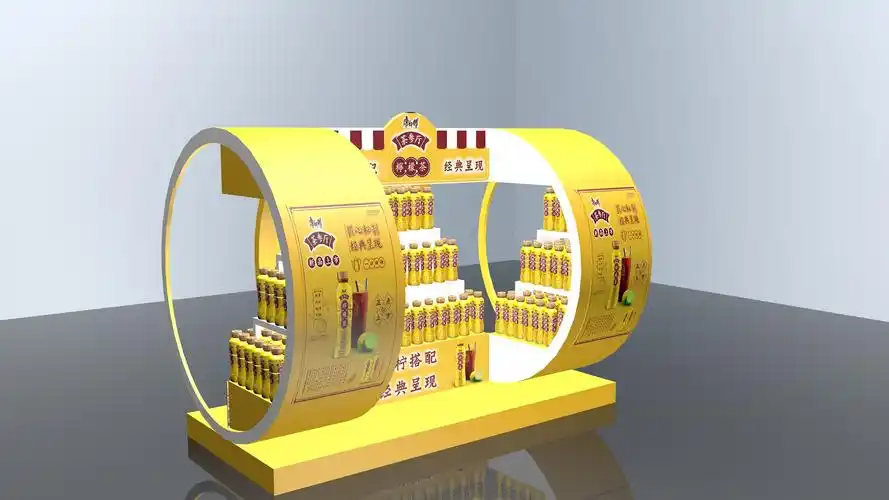 地堆 堆头 陈列|三维|其他三维|卿卿我我的卿卿