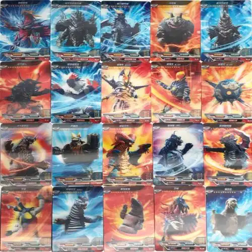 奥特曼卡片荣耀10弹3d立体hr卡全怪兽闪卡格理扎芝顿单卖 一张3d格理