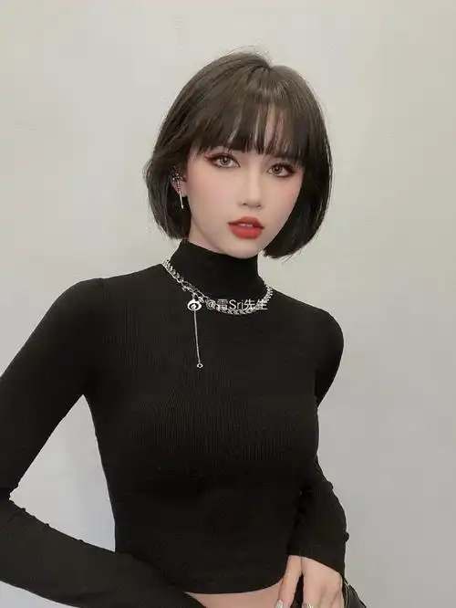 漫画刘海黑茶色短发也太8 女生一定要尝. 来自雷sri先生 - 微博