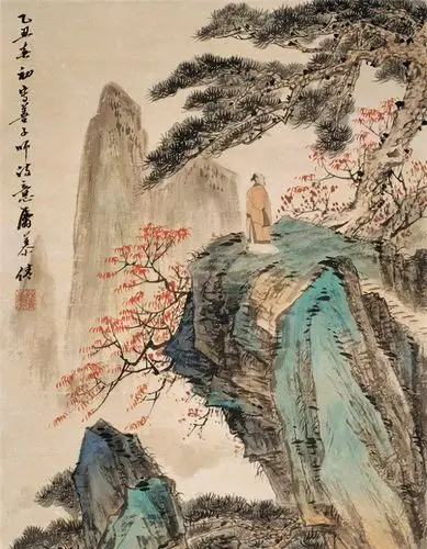 当代国画大师慕凌飞山水画作品欣赏